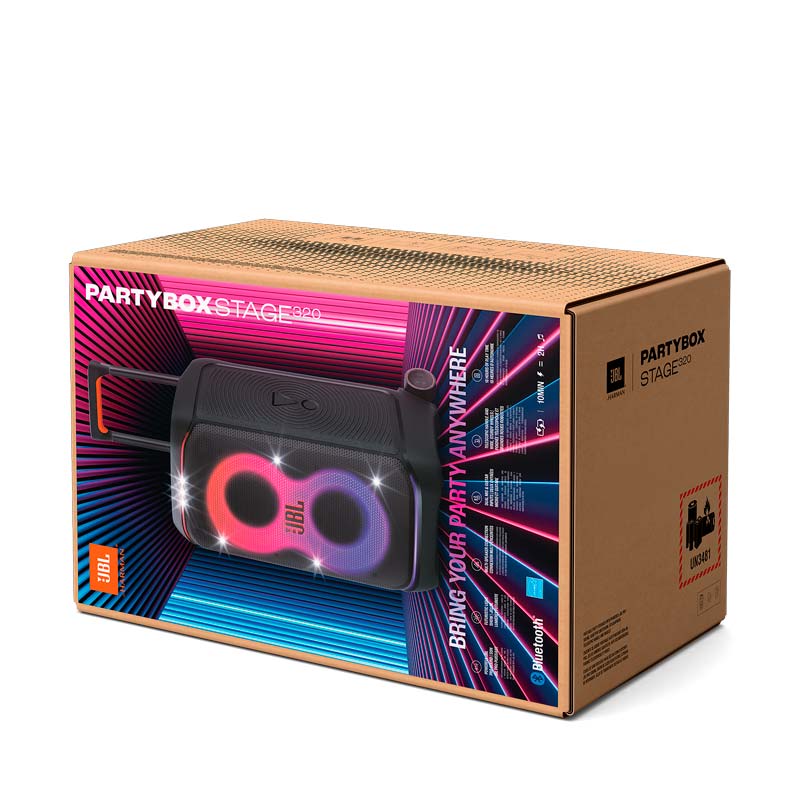 Bocina Bluetooth JBL PartyBox Stage 320 240W Negro