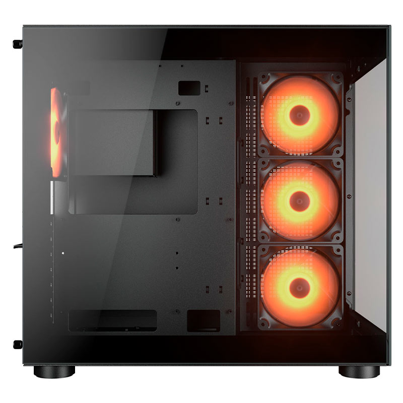 Case Gaming Cougar FV150 RGB Media Torre Negro (Sin Fuente)