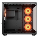 Case Gaming Cougar FV150 RGB Media Torre Negro (Sin Fuente)