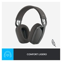 Audífonos Tipo Headset Logitech Zone Vibe 100 Inalámbricos con Micrófono Negro