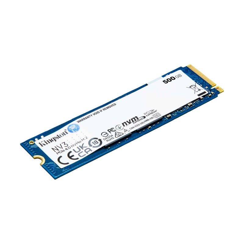 Unidad SSD M.2 2280 500GB Kingston NV3 PCIe NVMe 3000Mbps