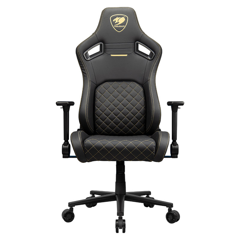 Silla Gaming Cougar Defensor Negro Dorado