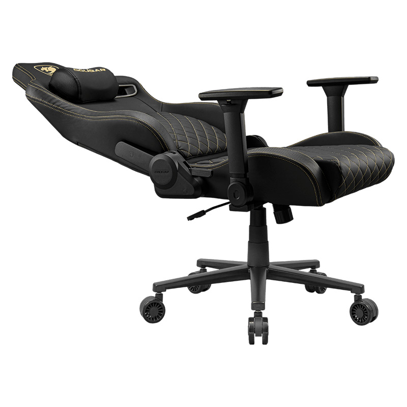 Silla Gaming Cougar Defensor Negro Dorado