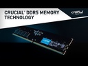 Memoria DDR5 UDIMM 8GB Crucial 4800Mhz CL40