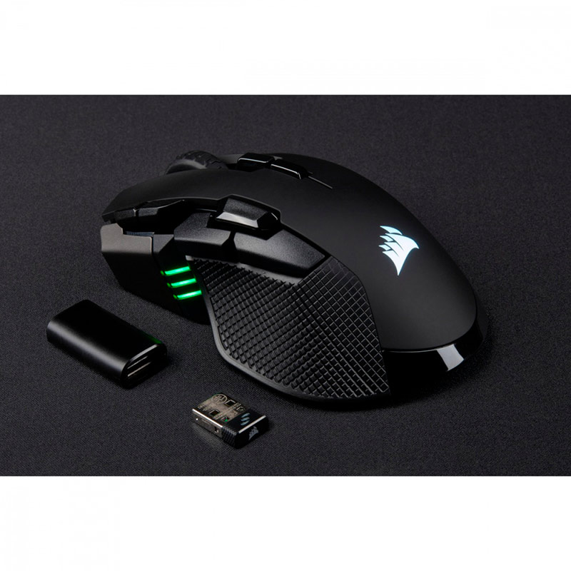 Mouse Inalámbrico Corsair IRONCLAW RGB 18000DPI 10 Botones Negro