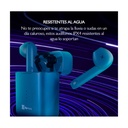 Audífonos Klip Xtreme Bluetooth In-ear Twintouch Touch con Micrófono Azul