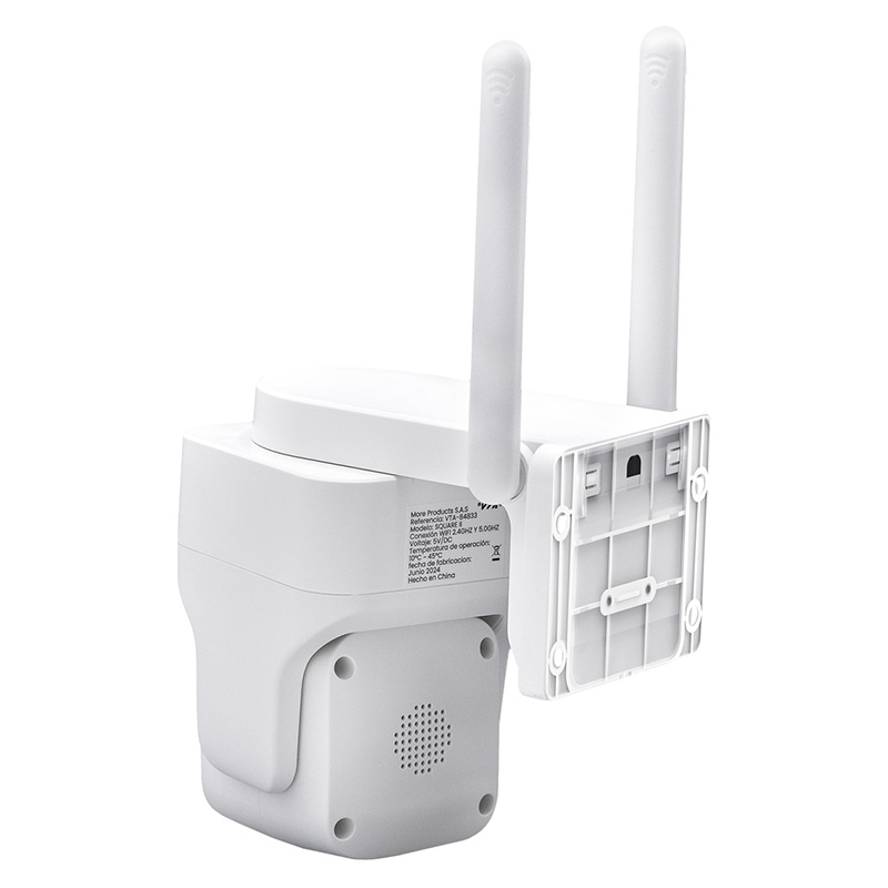 Cámara de Seguridad VTA+ Square II Smart Home Wi-Fi para Exteriores con Movimiento 3K
