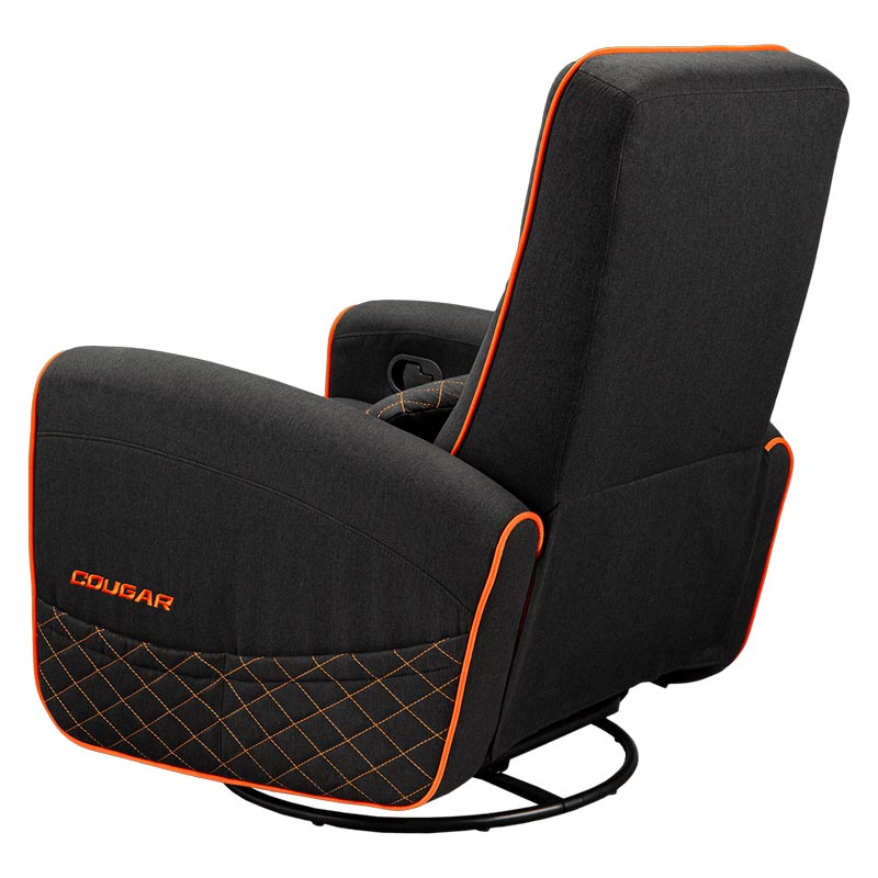 Sofá Gaming Cougar Fidom Negro Naranja