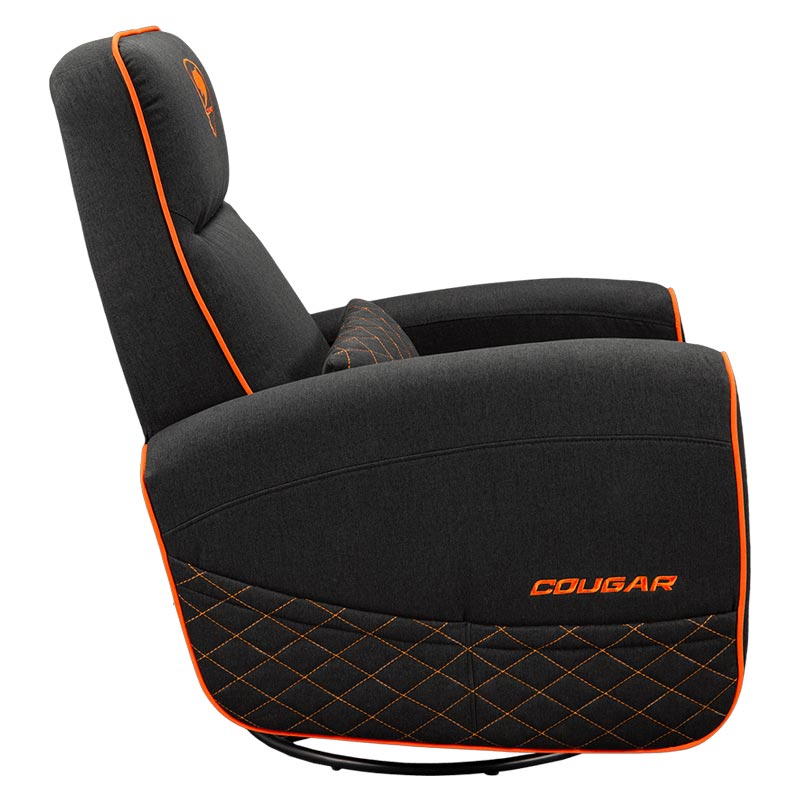 Sofá Gaming Cougar Fidom Negro Naranja