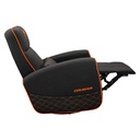 Sofá Gaming Cougar Fidom Negro Naranja