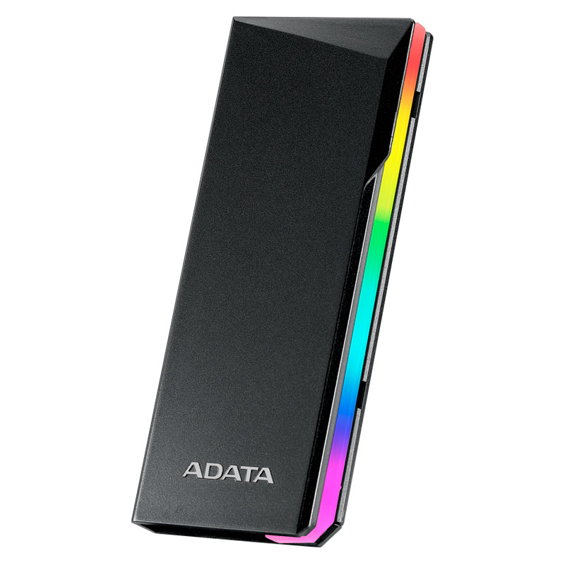 Enclosure M.2 ADATA EC700G RGB SATA USB-C USB 3.2 Negro