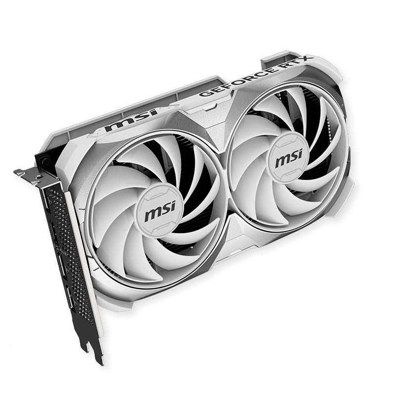 Tarjeta de Video MSI GeForce RTX4060 VENTUS 2X OC BLANCA 8GB