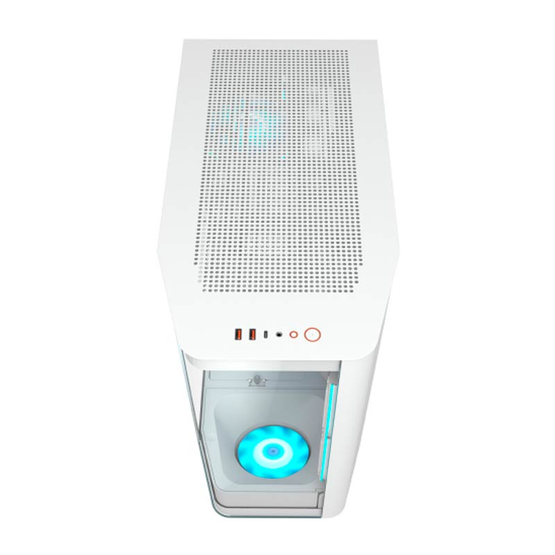 Case Gaming Cougar FV270 RGB Media Torre Malla E-ATX Blanco (Sin Fuente)