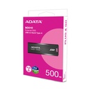 Unidad SSD Externa 3.2" 500GB ADATA SC610 Lectura 520MB/s