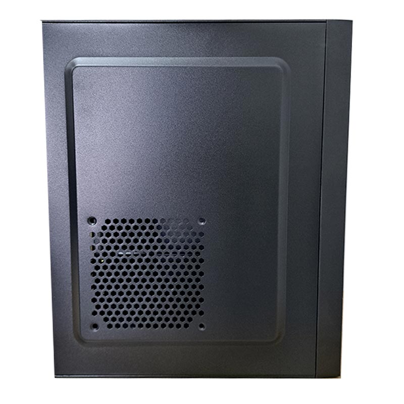 Case KME CM04Q1RA001C Media Torre Micro ATX Negro + Fuente de Poder 600W