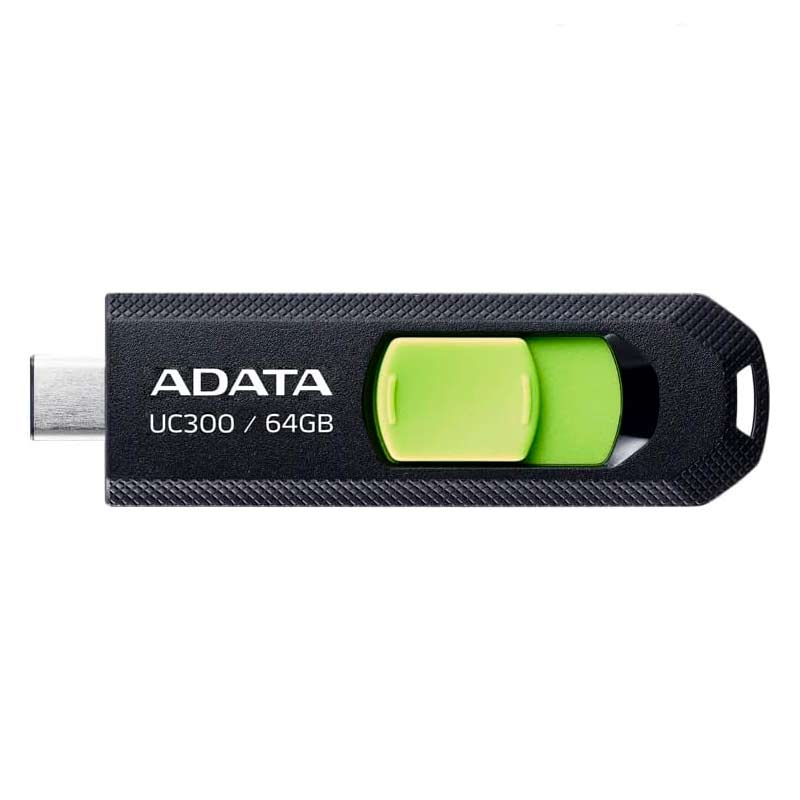 Memoria USB-C ADATA 64GB UC300 3.2 Negro