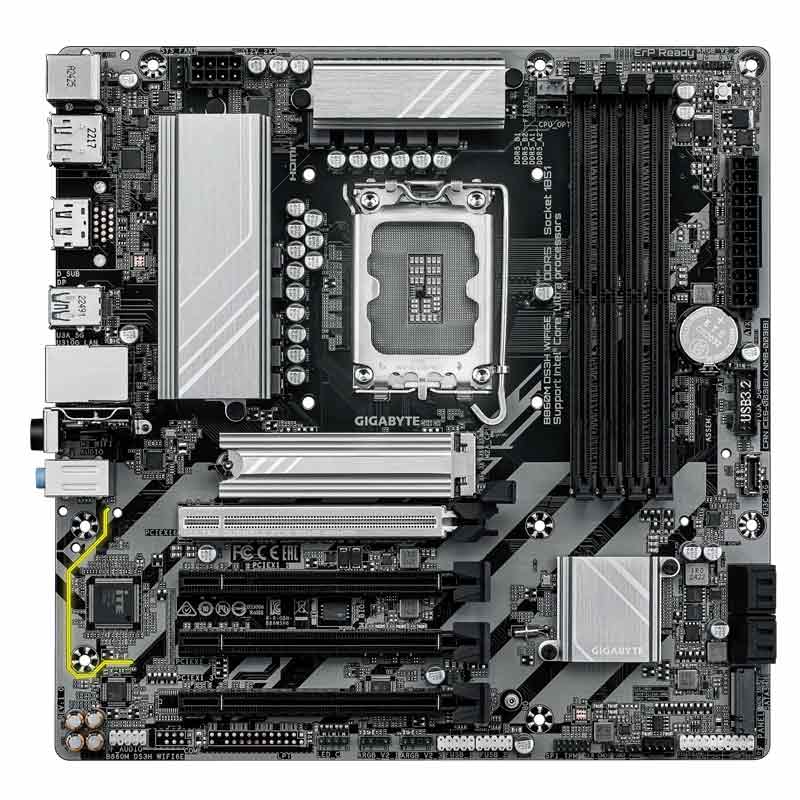 Motherboard Gigabyte B860M DS3H WIFI6E Socket LGA1851 Core™ Ultra 4xDDR5 Micro ATX