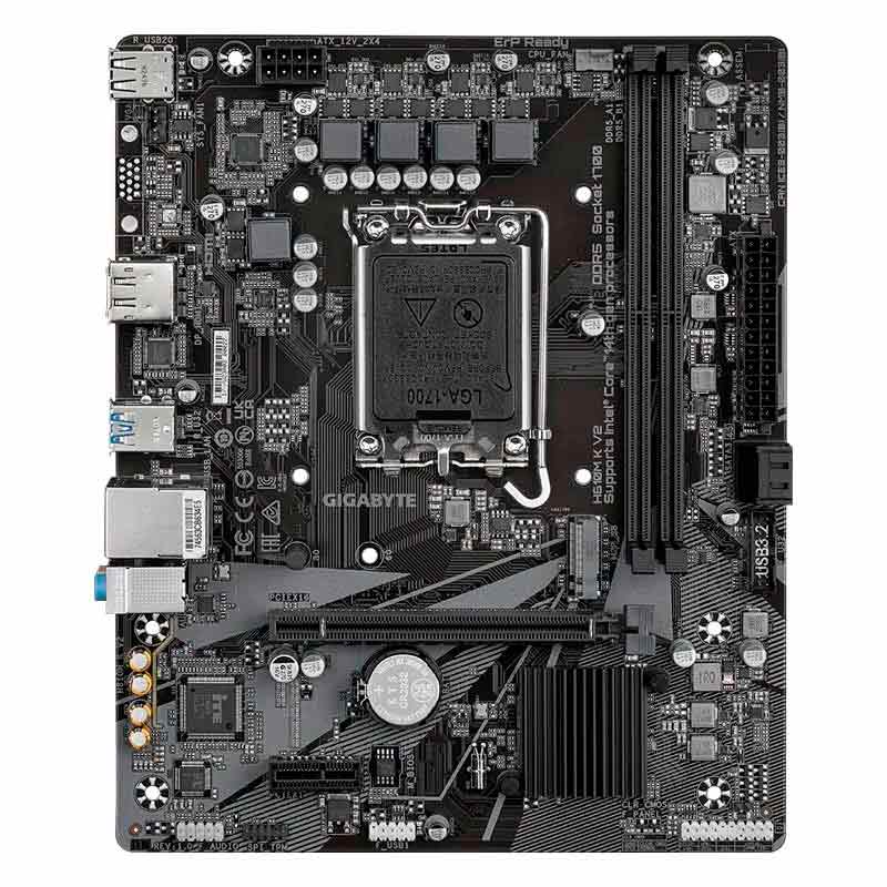 Motherboard Gigabyte H610M K V2 Socket LGA1700 12th , 13th y 14th Gen 2xDDR5 Micro ATX