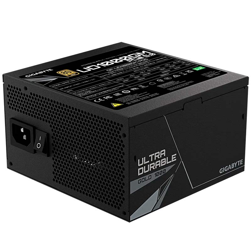Fuente De Poder 1000W Gigabyte UD1000GM PG5 80 Plus Oro