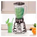 Licuadora Oster 0465 2 Velocidades Jarra de Vidrio 1.25 Lt Gris 1000 W