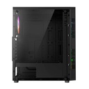 Case Gaming Vektor Tech EZQ1 Media Torre Vidrio Templado Micro ATX Negro