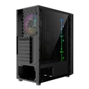 Case Gaming Vektor Tech EZQ1 Media Torre Vidrio Templado Micro ATX Negro