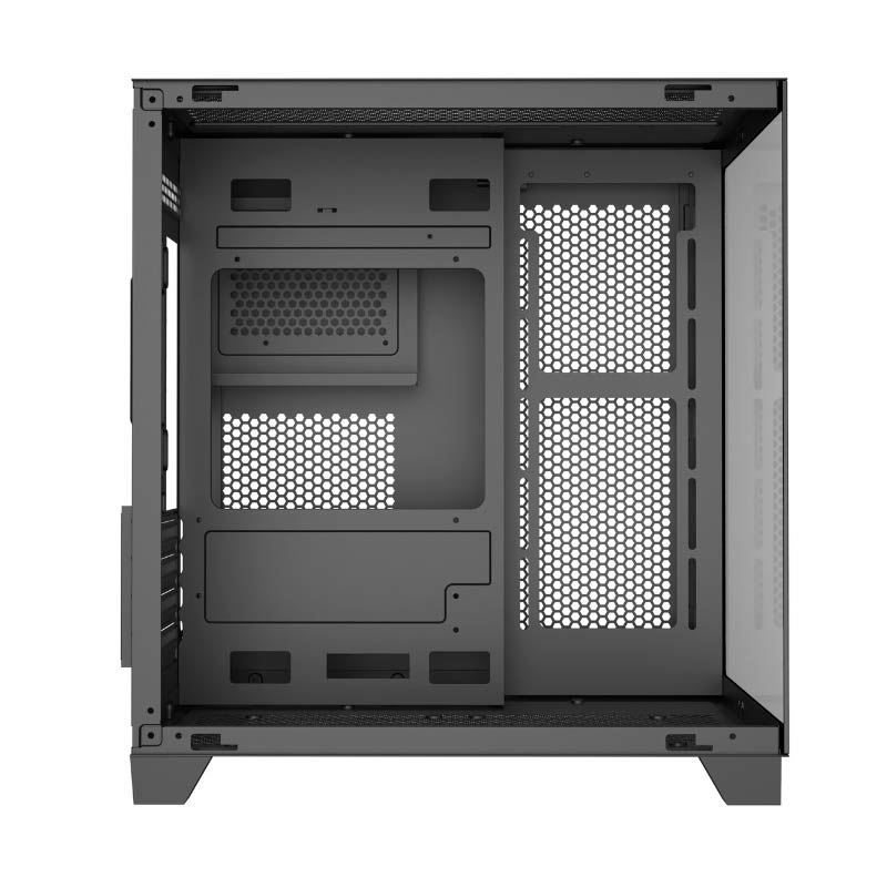 Case Vektor Tech QGM-570 Media Torre Vidrio Templado Micro-ATX Negro