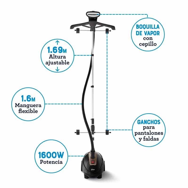Vaporizador de Prendas Oster Con Gancho