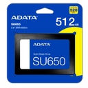 Unidad SSD 2.5" 512GB ADATA SU650 520MBs