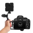 Kit de Vlogging Unno Tekno Influencer Pro+ con Micrófono, Luz LED y Trípode