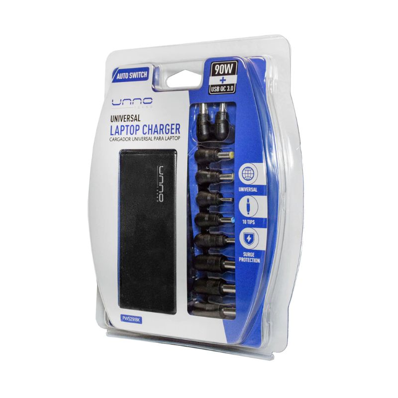 Cargador para Notebook Unno Tekno Universal 90W 10 Pines