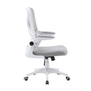 Silla de Oficina VektorTech Blanca Gris Claro