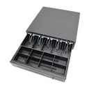 Cash Drawer VektorTech para Billetes y Monedas 5 espacios