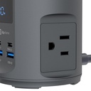 Estación de carga inalámbrica 7 en 1 Klip Xtreme PowerDesk Ultra KDC-700 Gris