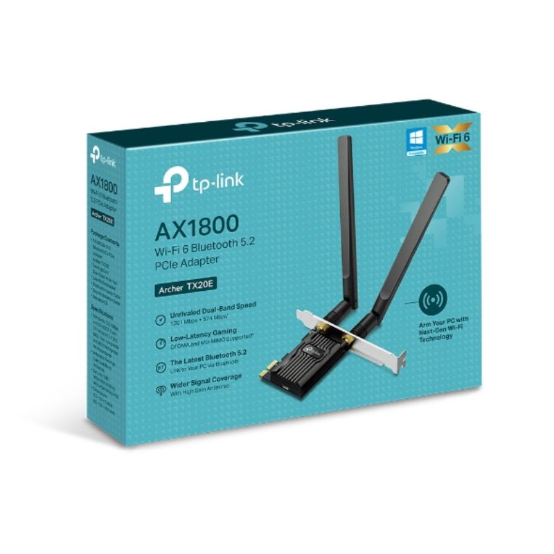 Adaptador de Red PCI Express Wi-Fi TP-Link Archer T2E AC600 Doble Banda 200-433Mbps (copia)