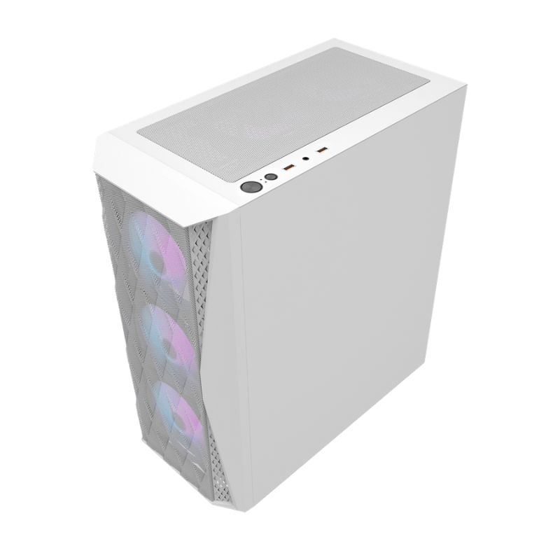 Case Gaming Cougar Archon 2 Mesh RGB Media Torre Malla ATX Blanco (Sin Fuente) (copia)