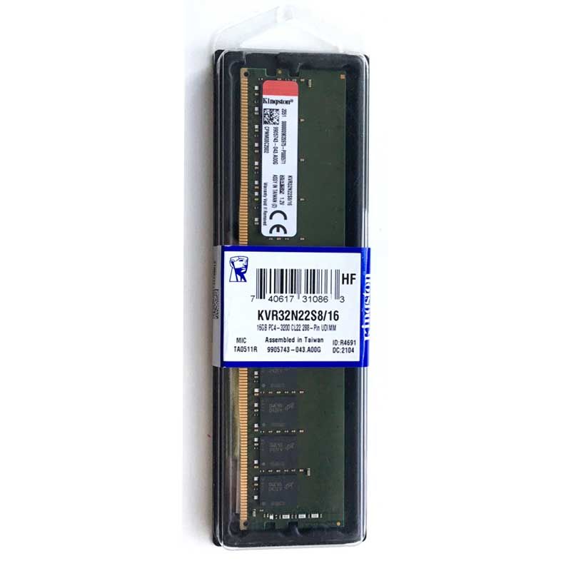 Memoria RAM DDR4 DIMM 16GB Kingston ValueRAM 3200MHz CL22