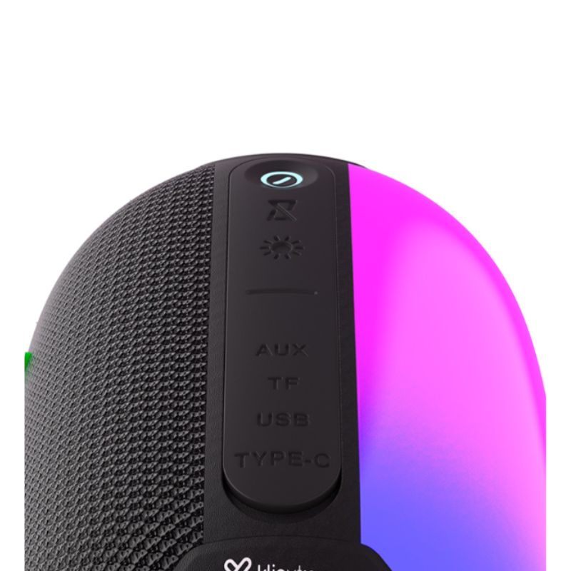 Bocina portátil Bluetooth Klipxtreme ZoundFire 12W TWS LED negro