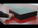 Cash Drawer AON CDK-58 para Billetes y Monedas Negro