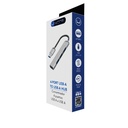 Hub Unno Tekno 4 Puertos HB1012GY USB-C 3.0 Gris