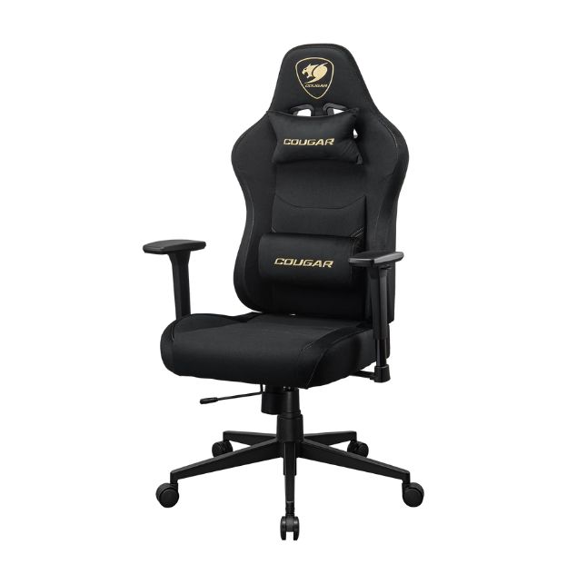 Silla Gaming Cougar Pryme Negro Dorado