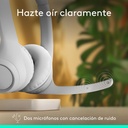Audífonos Tipo Headset Logitech Zone 300 Inalámbricos con Micrófono Blanco