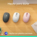 Mouse Inalámbrico Bluetooth Logitech Óptico M196 1000DPI Rosa