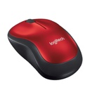 Mouse Inalámbrico Logitech M185 Wireless 2.4GHz Compacto 1000DPI Rojo