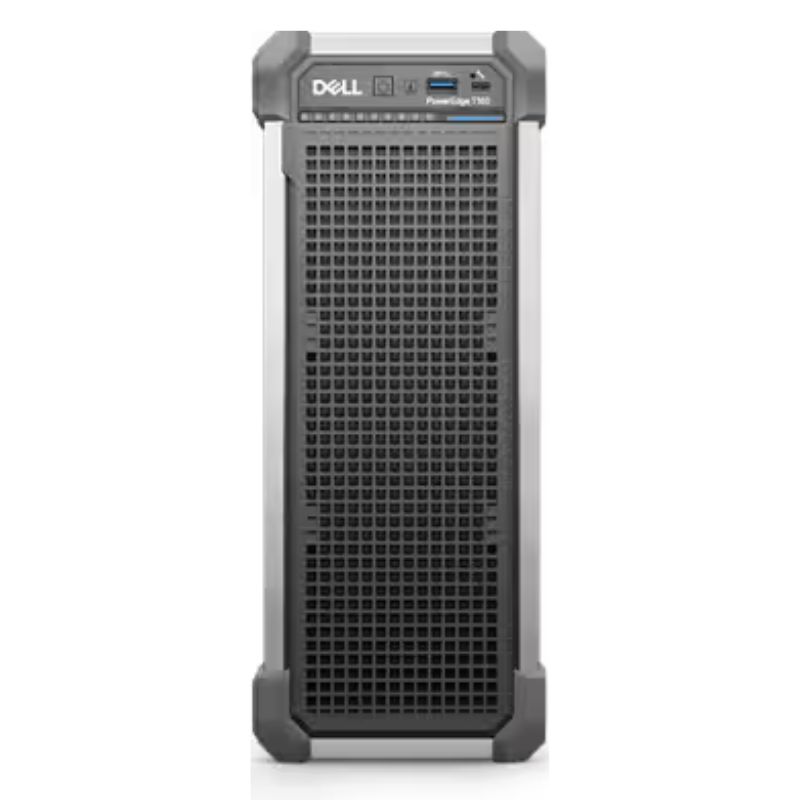 Servidor Dell PowerEdge T160 Intel Xeon 6333P 16GB RAM 2TB HDD PERC H355 IDRAC 9 Básico 300 Watts 1 año Garantía ProSupport NBD