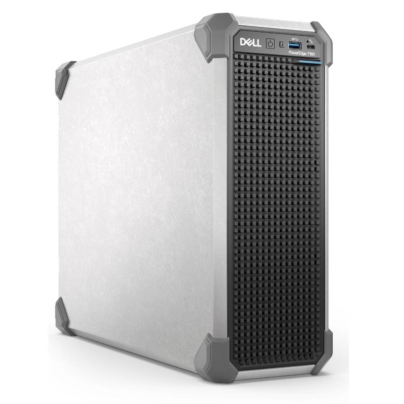 Servidor Dell PowerEdge T160 Intel Xeon 6333P 16GB RAM 2TB HDD PERC H355 IDRAC 9 Básico 300 Watts 1 año Garantía ProSupport NBD