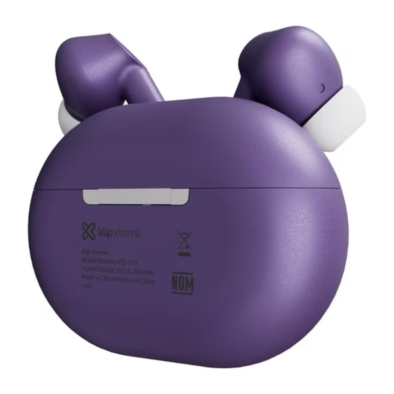 Audífonos In-Ear Klip Xtreme Buds-Fi Bluetooth con Micrófono (ENC) Purpura