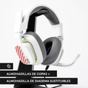 Audífonos tipo Headset Logitech Astro Gaming A10 Gen 2 Xbox 3.5mm con Micrófono Blanco