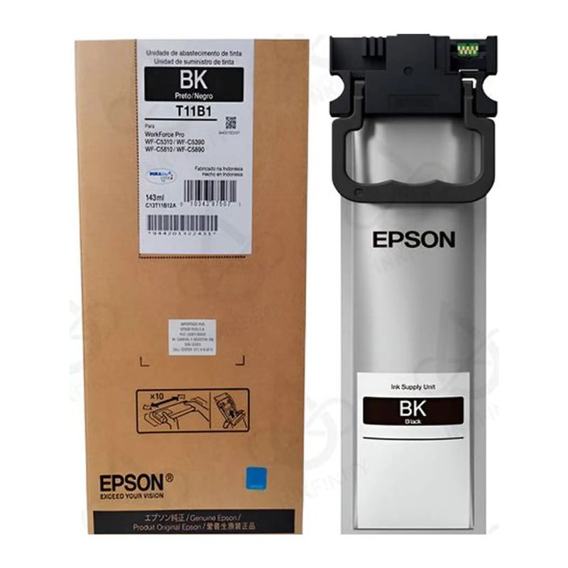 Bolsa de Tinta Epson WorkForce WF C5310/5390, C5810/5890 Negro