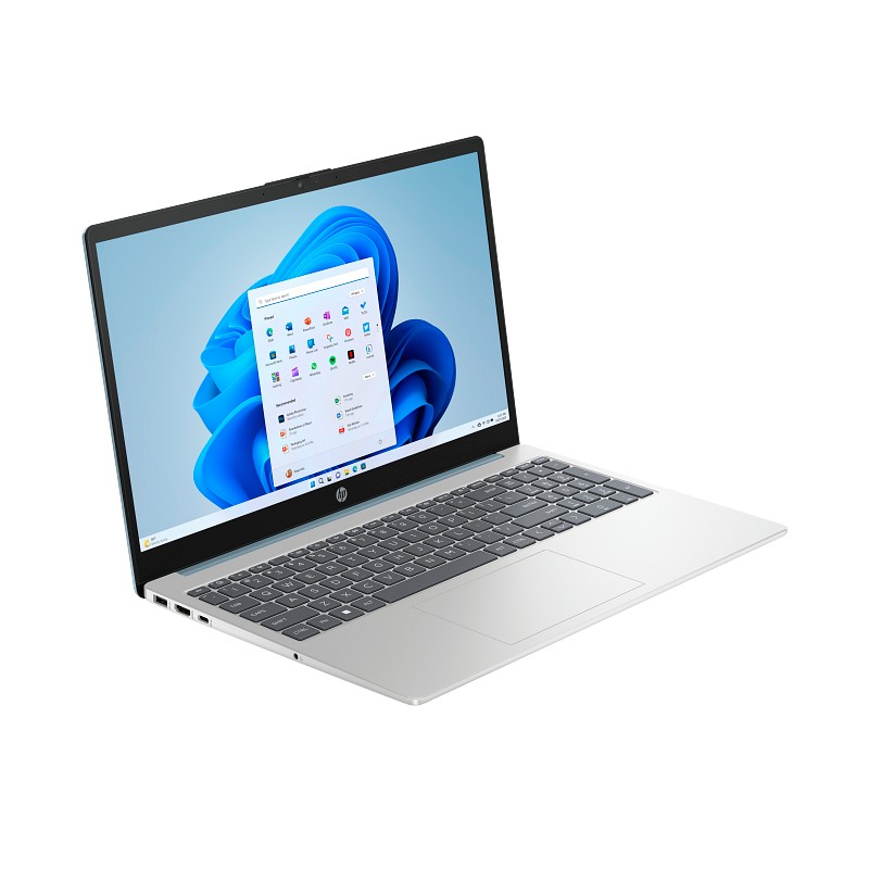 Laptop HP 15.6" HD 15-fd2050wm Intel Core Ultra 5 225U 8GB RAM 512GB SSD W11 Home Plateado Teclado Inglés